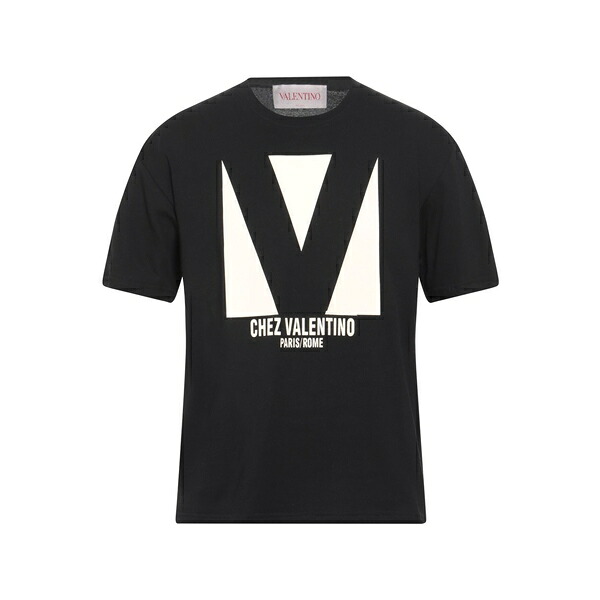 【送料無料】 ヴァレンティノ ガラヴァーニ メンズ Tシャツ トップス T-shirts Black｜asty