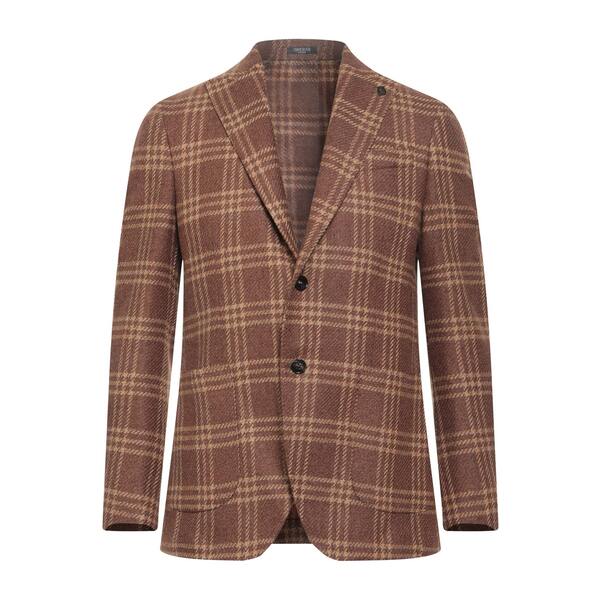 【送料無料】 ブレラス ミラノ メンズ ジャケット＆ブルゾン アウター Blazers Brown｜asty