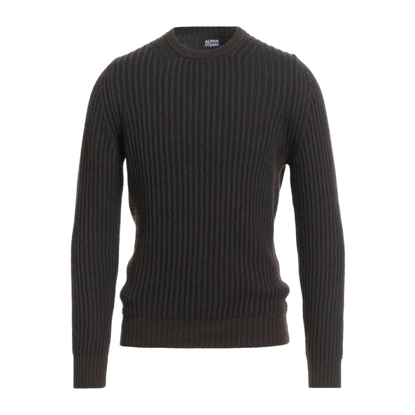 【送料無料】 アルファス テューディオ メンズ ニット&セーター アウター Sweaters Brown