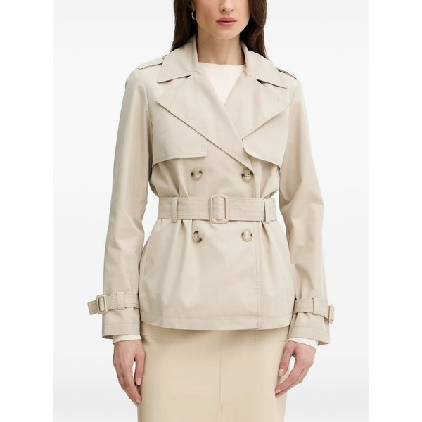 シルビアンヒーチ レディース 上衣＆上衣 アウター Double-breasted jacket Neutrals レディースファッション-コート・ジャケット