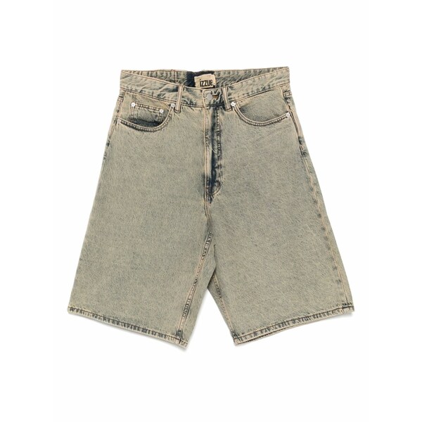 イズエ メンズ 心地よいズボン下 ボトムス Denim shorts Blue