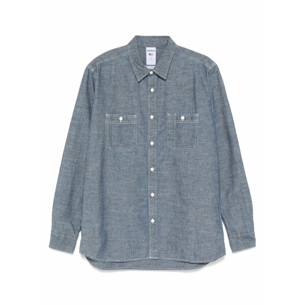 セバゴ メンズ シャツ トップス Sheetbend shirt Blue