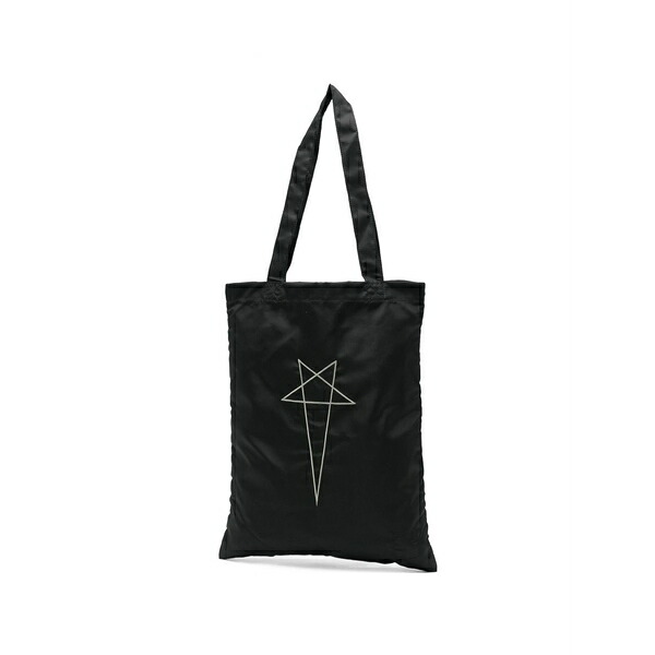 リックオウエンス レディース ショルダーバッグ バッグ Graphic shoulder bag Black｜asty