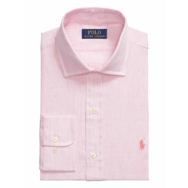 ラルフローレン メンズ プルオーバー トップス Polo pony-embroidered shirt Pink