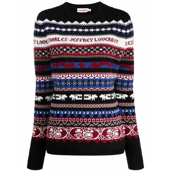 プリンスチャールズ島・ジェフリー レディース 編み物\u0026スウェーター アウター Fair isle-knit crew-neck jumper  Multicolour