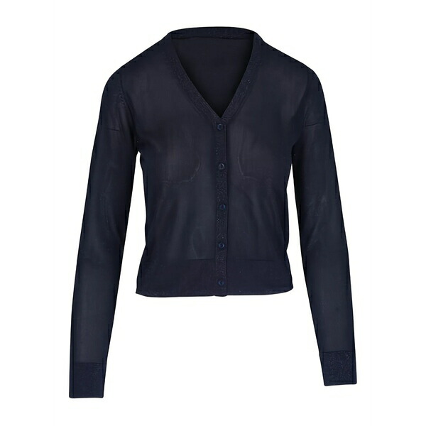 キン天使の都市カシミヤ レディース ジレー アウター V -neck cardigan Blue