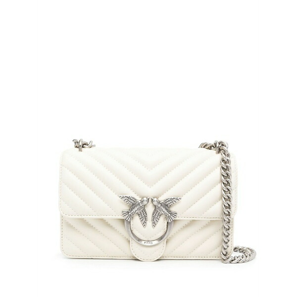ピンコ レディース ショルダーバッグ バッグ Mini love one cross body bag Neutrals