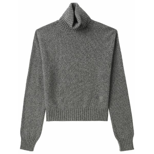 アミ レディース ニット&セーター アウター Ami de coeur m茫漏lange-effect jumper Grey｜asty