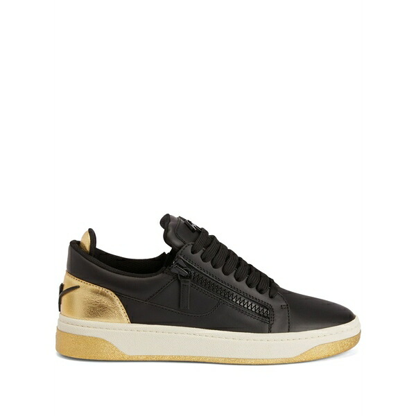 ジュゼッペザノッティ メンズ スニーカー シューズ Gz94 double-zip low-top sneakers Black
