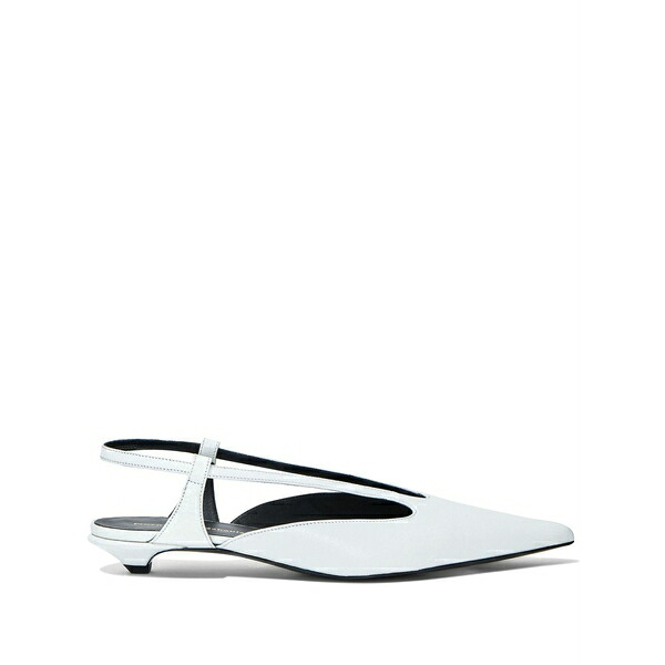 プロエンザショラー レディース パンプス シューズ Slingback leather pumps White