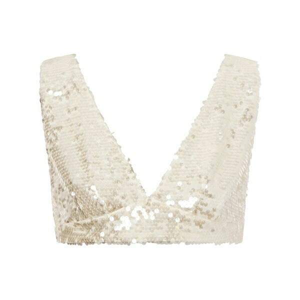 フィロソフィーデロレンゾセラフィーニ レディース カットソー トップス Sequin top White｜asty