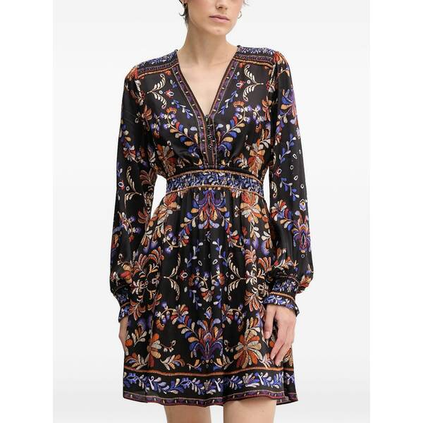 ヘイルボブ レディース ワンピース トップス Ella floral v-neck dress Black｜asty
