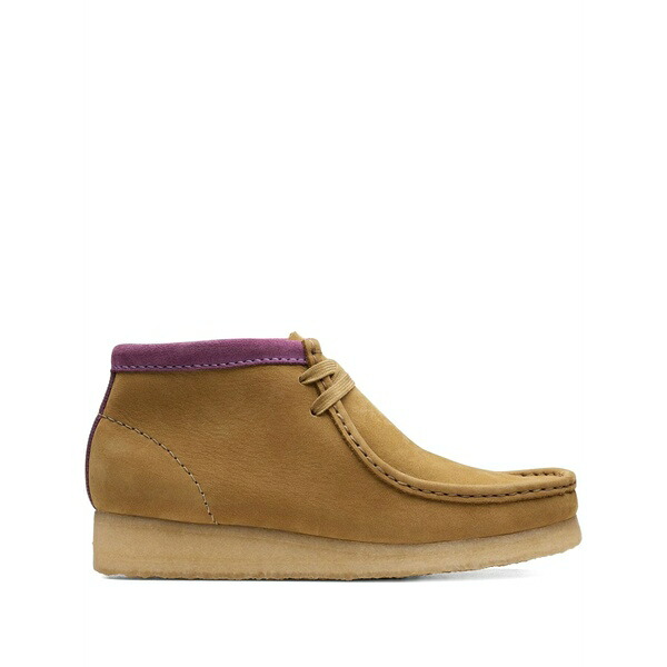 クラークス レディース ブーツ シューズ Wallabee "oakmoss" boots Brown|asty