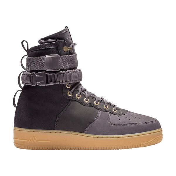 Nike ナイキ メンズ スニーカー 【Nike SF Air Force 1 High Black Light Brown】 サイズ US_8.5(26.5cm) Black/Thunder Blue/Gum Light Brown-Black|asty