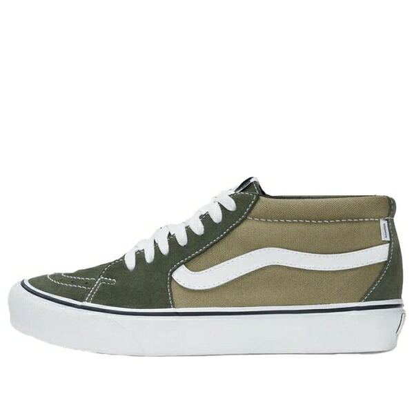 Vans バンズ メンズ スニーカー 【Vans x JJJJound Sk8-Mid Vault LX \'Green\' VN0A7TNH2D5】 サイズ US_12(30.0cm)｜asty