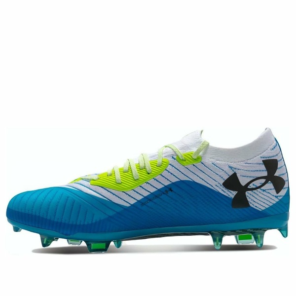Under Armour アンダーアーマー メンズ スニーカー 【Under Armour UA Shadow Elite 2 FG Football Boots 'Blue White Green' 3027239-103】 サイズ US_9(27.0cm)|asty
