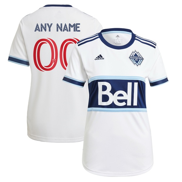 Vancouver Whitecaps FC adidas Youth 2023 Bloodlines Replica Custom Jersey -  White
