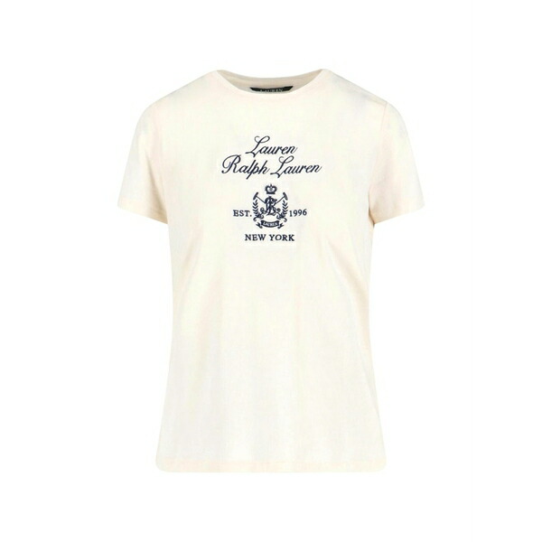 ラルフローレン レディース Tシャツ トップス Graphic t-shirt Neutrals｜asty