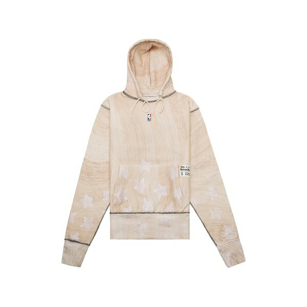 アドバイザリー ボード クリスタルズ メンズ パーカー・スウェットシャツ アウター Wood grain star-print hoodie Neutrals|asty