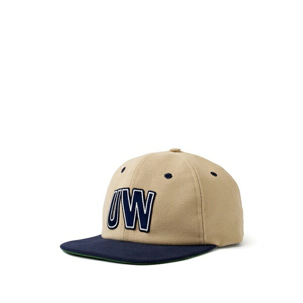 ユニバーサルワークス メンズ 帽子 アクセサリー Logo-patch panelled cap Neutrals｜asty 25,350円
