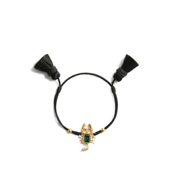 ヴァレンティノ ガラヴァーニ レディース ブレスレット・バングル・アンクレット アクセサリー Gardienne bracelet in metal, crystal, and rope with tassels Gold｜asty