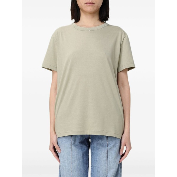 ファビアナ フィリッピ レディース Tシャツ トップス Crew-neck t-shirt Green|asty