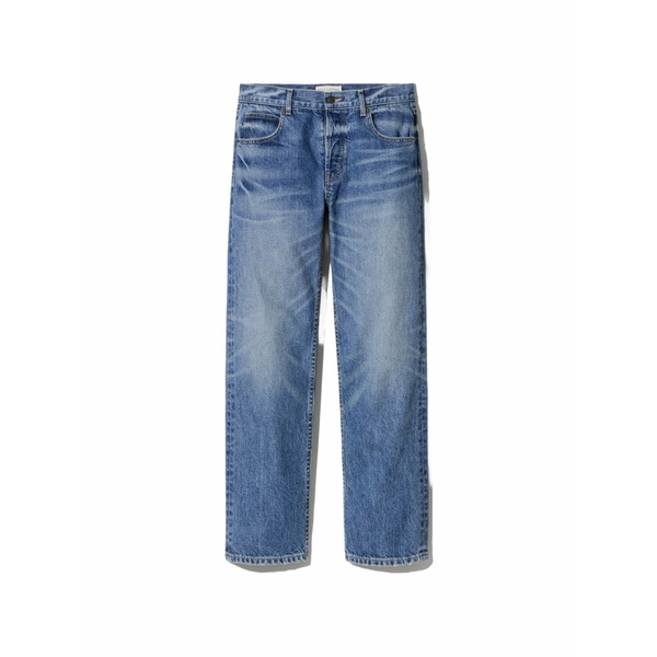 ニリロータン レディース デニムパンツ ボトムス Faded-effect straight-leg jeans Blue|asty