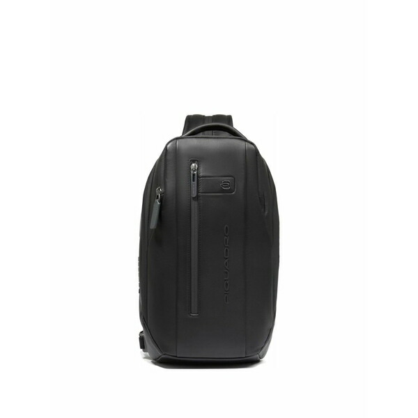 ピークアドロ メンズ バックパック・リュックサック バッグ Leather convertible backpack Black｜asty 57,640円
