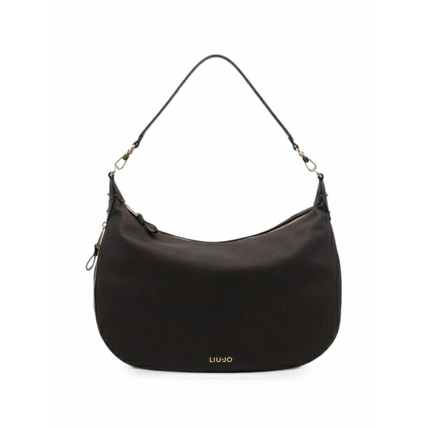 リュージョー レディース トートバッグ バッグ Crocodile-effect zip-detail tote bag Brown|asty
