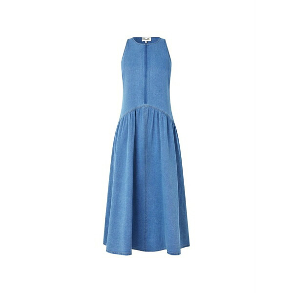バウムウンドヘルガーデン レディース ワンピース トップス Almina denim maxi dress Blue|asty