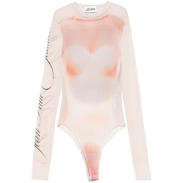 ジャンポール ゴルチエ レディース Tシャツ トップス Le classique bodysuit Pink|asty