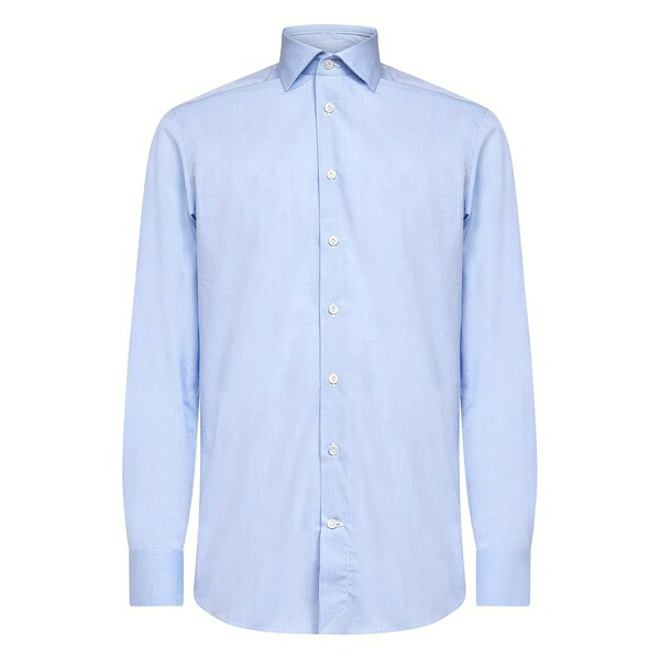 ディーフォーポイントゼロ メンズ シャツ トップス Button long-sleeves shirt Blue|asty