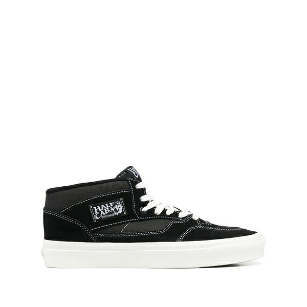 バンズ メンズ スニーカー シューズ Side logo-patch high-top sneakers Black｜asty