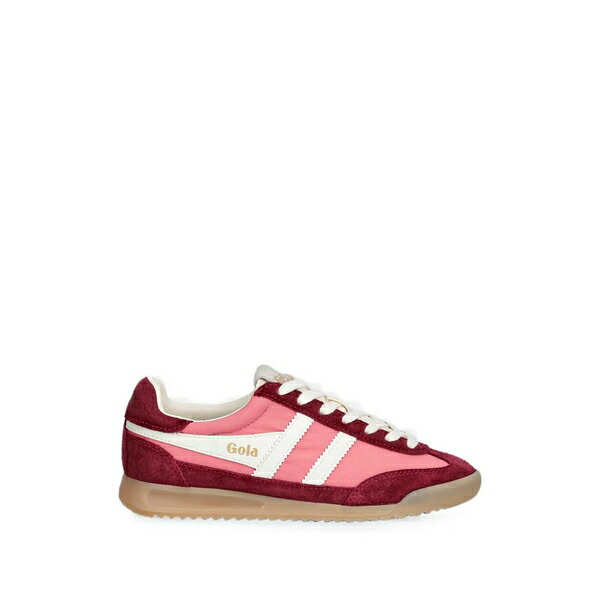 ゴラ レディース スニーカー シューズ Firefly suede-panelled sneakers Pink｜asty