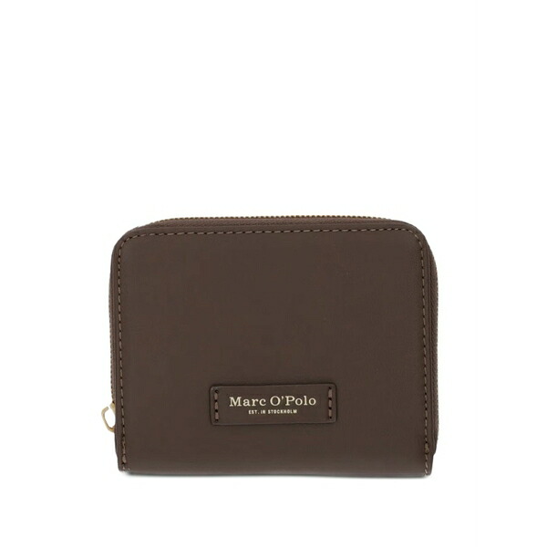 マルコポーロ レディース 財布 アクセサリー Logo-patch zip-around wallet Brown|asty