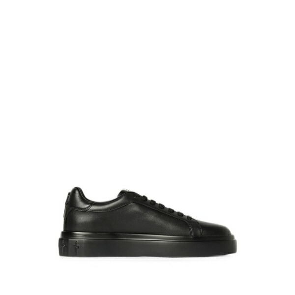 セサーレパシオッティ メンズ スニーカー シューズ Venus unite leather chunky-sole sneakers Black|asty