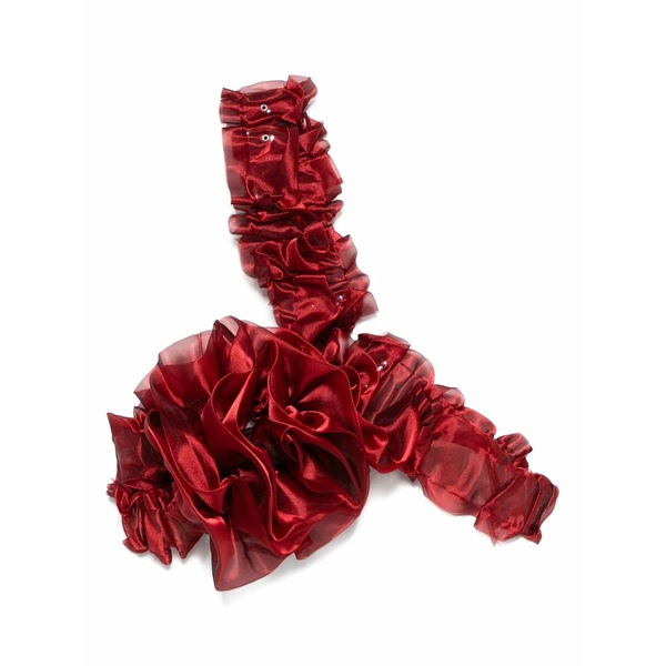 ノワール ケイ ニノミヤ レディース シャツ トップス Ruffled top Red|asty