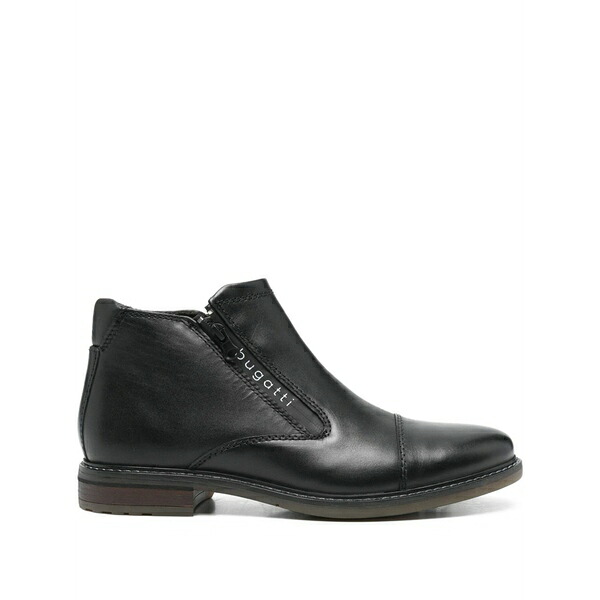 ブガッティ メンズ ブーツ シューズ Zip chelsea boots Black｜asty