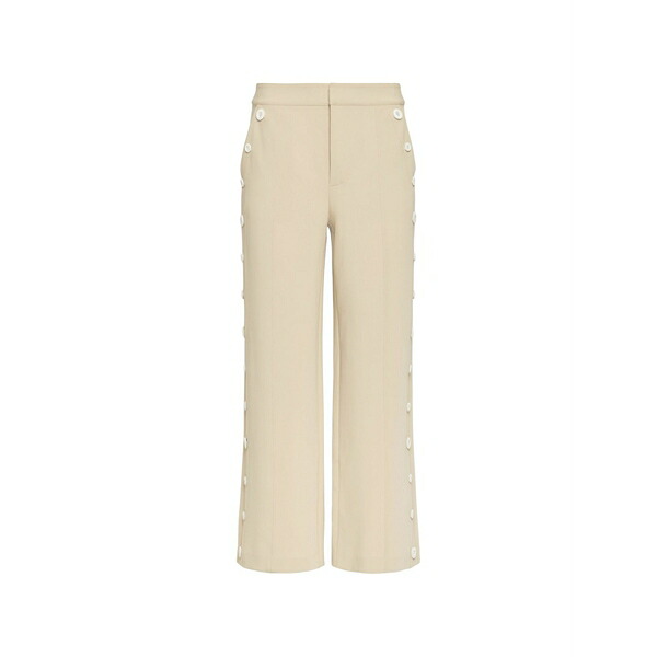 サンクアセプト レディース カジュアルパンツ ボトムス Gilliana crochet-detail trousers Neutrals｜asty
