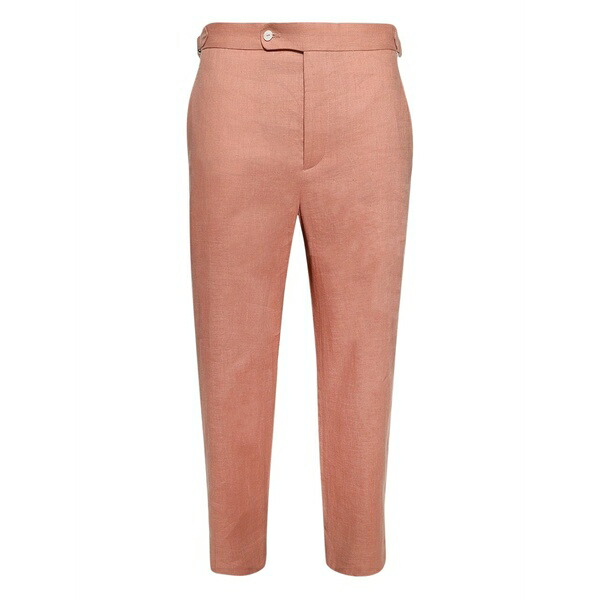 ボーディ メンズ カジュアルパンツ ボトムス linen trousers Pink|asty