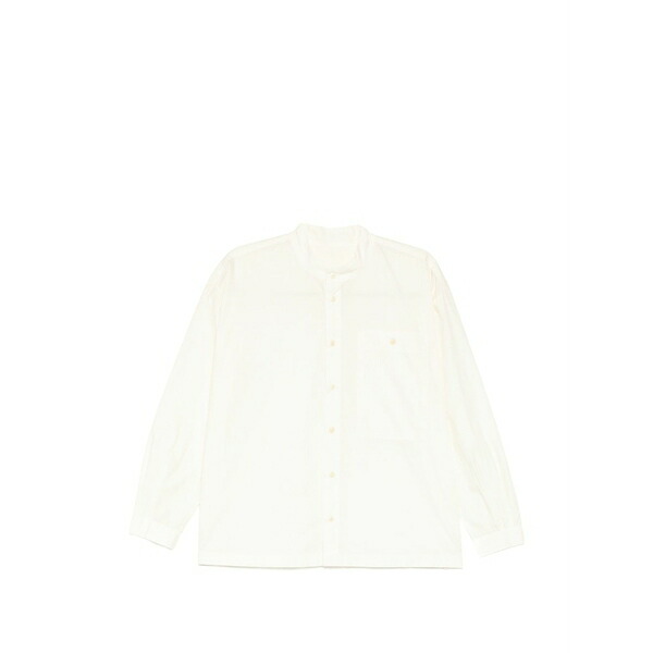 トゥーグッド レディース シャツ トップス Physician band-collar shirt Neutrals｜asty