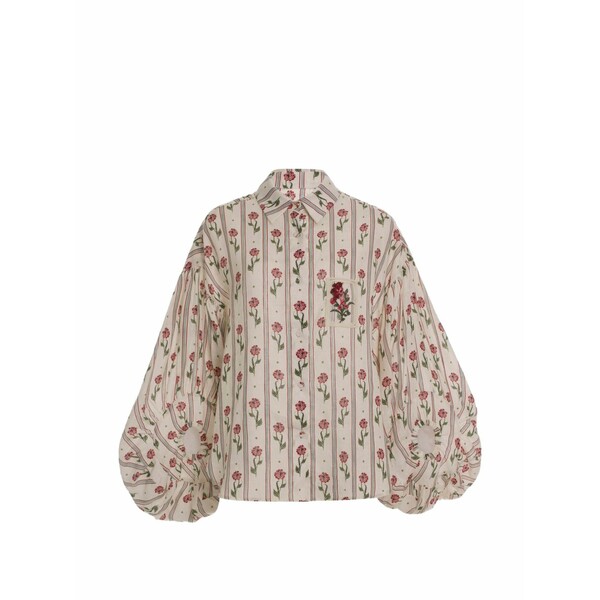 アグア バイ アグアベンディータ レディース シャツ トップス Agar mosqueta blouse Neutrals|asty