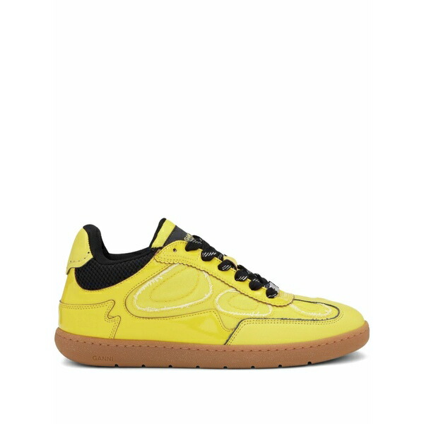 ガニー レディース スニーカー シューズ Panelled sneakers Yellow｜asty