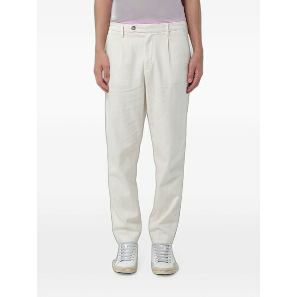 レアッシュ メンズ カジュアルパンツ ボトムス Pleated trousers Neutrals｜asty