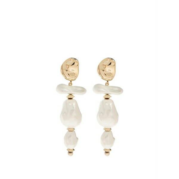 カルトガイア レディース ピアス&イヤリング アクセサリー Fabbie faux-pearl earrings Gold|asty
