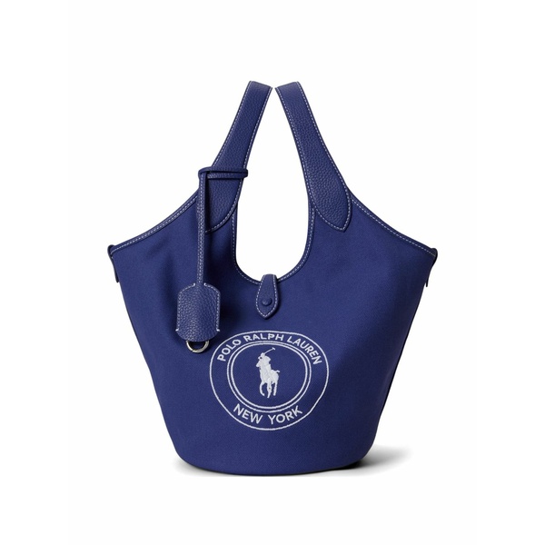 ラルフローレン レディース トートバッグ バッグ Polo play tote bag Blue｜asty