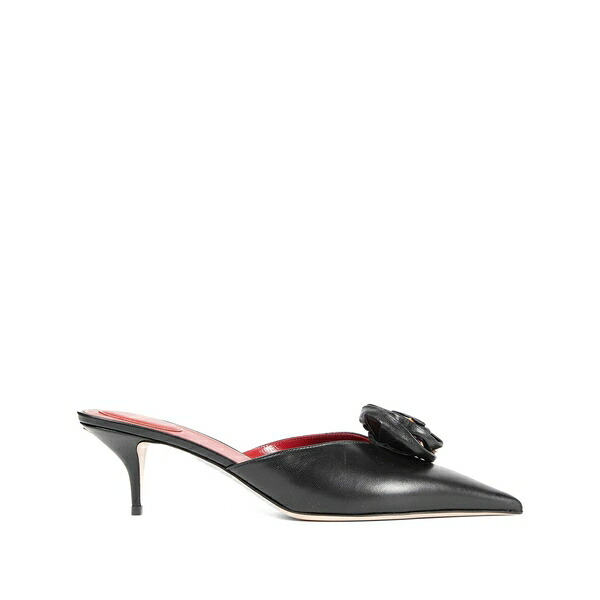 ヴァレンティノ ガラヴァーニ レディース サンダル シューズ Drip rose pointed-toe mules Black｜asty