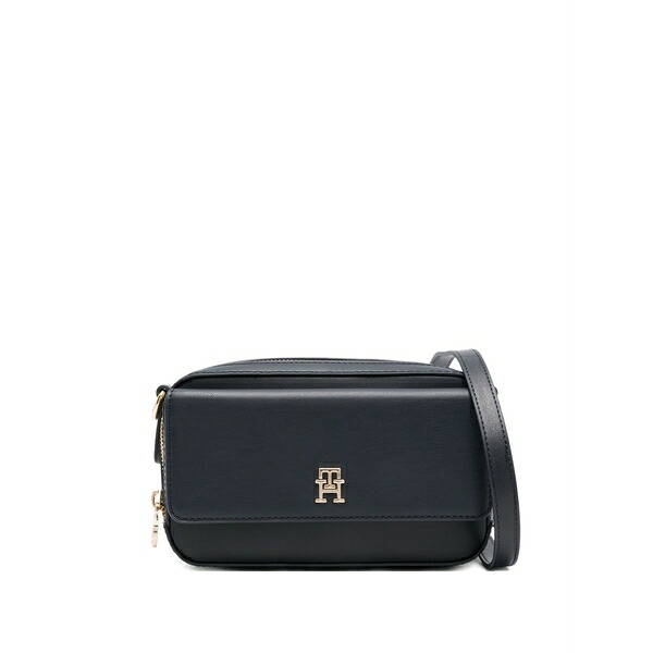 トミー ヒルフィガー レディース ハンドバッグ バッグ Iconic signature strap camera cross body bag Blue|asty