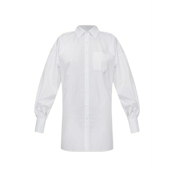 コペルニ レディース シャツ トップス Drawstring-waist shirt White|asty