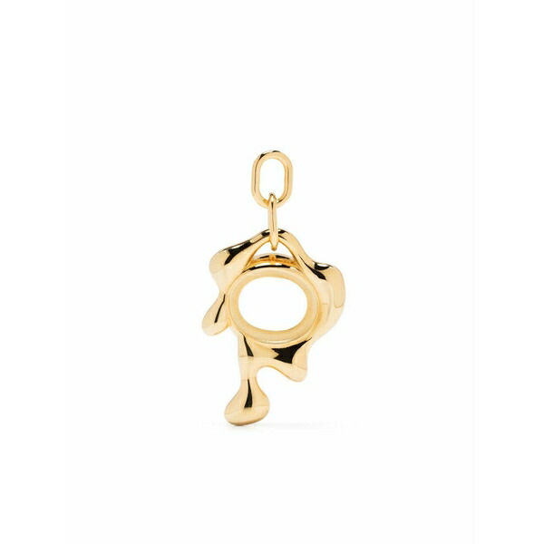 マリア ブラック レディース ネックレス・チョーカー・ペンダントトップ アクセサリー Hurley cut-out detail charm Gold|asty